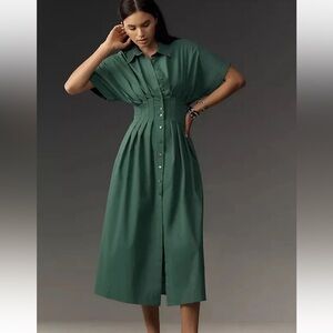 Tobie dress in green from Anthropologie size small
